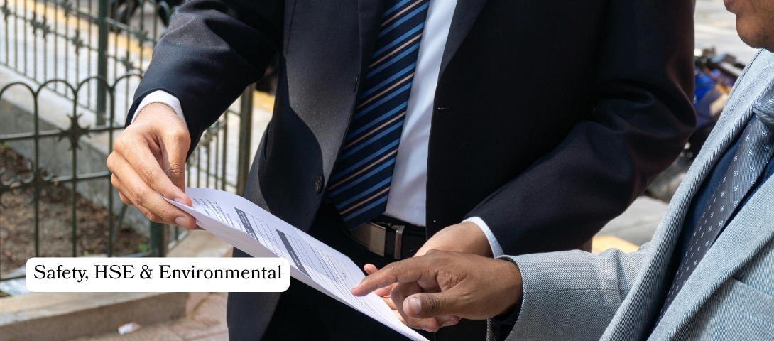 Safety, HSE & Environmental